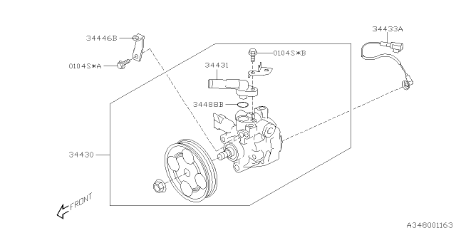 2015 Subaru WRX Oil Pump Diagram 2