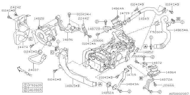 2019 Subaru WRX Intake Manifold Diagram 13