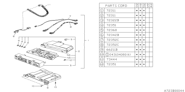 1990 Subaru Legacy Heater Control Diagram 3