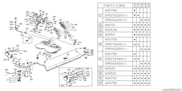 1990 Subaru Legacy Fuel Piping Diagram 3