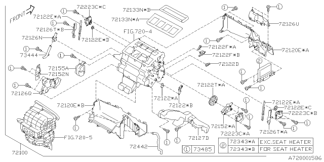 2021 Subaru Ascent Heater System Diagram 9