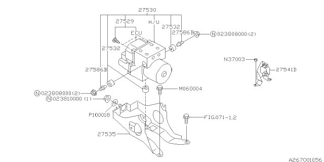 1997 Subaru Legacy Antilock Brake System Diagram 3