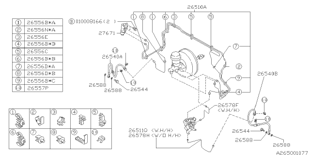 1998 Subaru Legacy Brake Piping Diagram 4