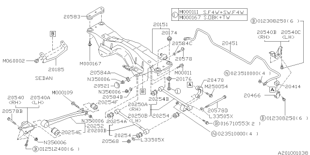 1995 Subaru Legacy Rear Suspension Diagram 2