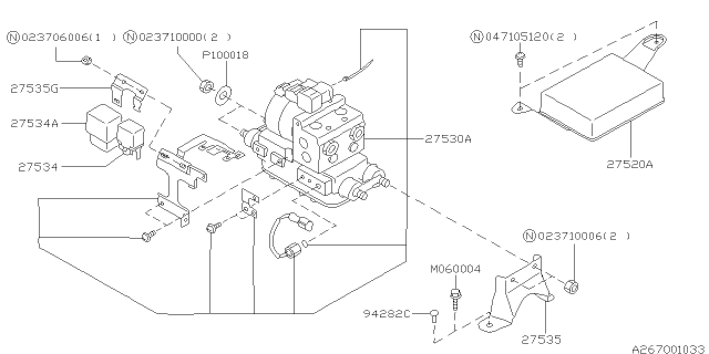 1997 Subaru Legacy Antilock Brake System Diagram 5