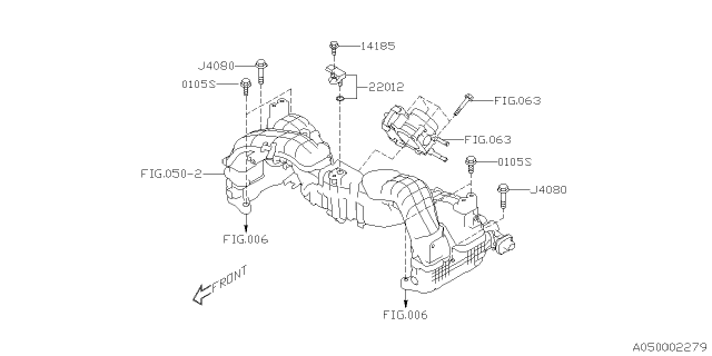 2021 Subaru Legacy Intake Manifold Diagram 8