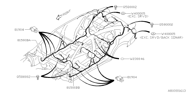 2020 Subaru Legacy Wiring Harness - Main Diagram 7