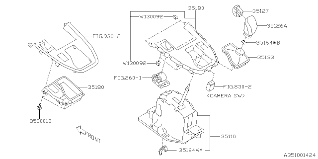 2021 Subaru Legacy Selector System Diagram 2