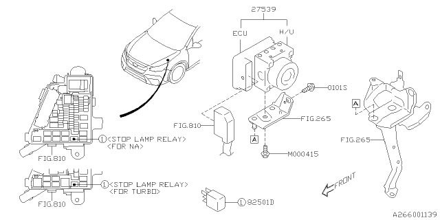 2020 Subaru Legacy V.D.C.System Diagram