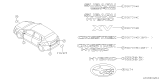 Diagram for Subaru Emblem - 93013FJ040