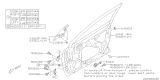 Diagram for Subaru XV Crosstrek Door Check - 61124FJ001