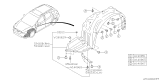 Diagram for 2014 Subaru XV Crosstrek Wheelhouse - 59110FJ040