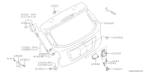 Diagram for 2012 Subaru Impreza Trunk Lid Lift Support - 63269FJ000