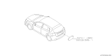 Diagram for Subaru Crosstrek Emblem - 91174SA181