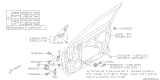 Diagram for Subaru Crosstrek Door Check - 61124VA001