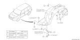 Diagram for Subaru Forester Wheelhouse - 59120SC000