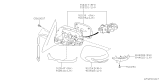 Diagram for Subaru Forester Mirror Cover - 91054SC031NN