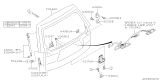Diagram for 2009 Subaru Impreza Door Lock Actuator - 63032FG000