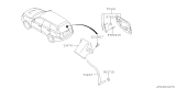 Diagram for Subaru Fuel Door - 57601SC0009P