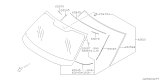 Diagram for Subaru Forester Windshield - 65009SC050