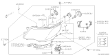 Diagram for Subaru Forester Headlight - 84001SC061