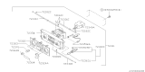 Diagram for 1998 Subaru Forester A/C Switch - 72340FA112