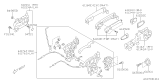 Diagram for Subaru Door Latch Assembly - 61032CA100