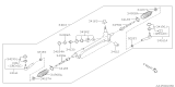 Diagram for Subaru Rack & Pinion Bushing - 34112CA000