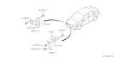 Diagram for Subaru Forester Horn - 86029FG000