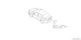 Diagram for Subaru Emblem - 91174SA170