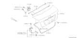 Diagram for Subaru WRX Trunk Lid Latch - 57530FJ010