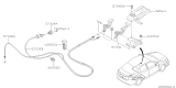 Diagram for Subaru XV Crosstrek Fuel Door Release Cable - 57330FJ030