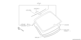 Diagram for 2002 Subaru Outback Windshield - 65110AE13ANF