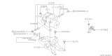 Diagram for 2003 Subaru Legacy ABS Pump And Motor Assembly - 27539AE05A