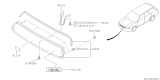 Diagram for Subaru Legacy Grille - 91121AE38A