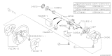 Diagram for 2000 Subaru Outback Steering Column Cover - 34351AE01A