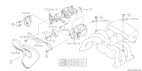 Diagram for Subaru Legacy A/C Idler Pulley - 23770AA000