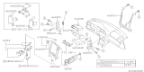 Diagram for Subaru Legacy Ashtray - 66160AE010