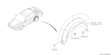 Diagram for Subaru Baja Wheelhouse - 59112AE000