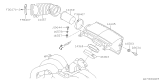 Diagram for Subaru Air Intake Coupling - 14457AA300