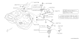 Diagram for 2004 Subaru Baja Fuel Line Clamps - 42037KE060