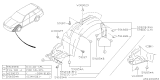 Diagram for 2000 Subaru Legacy Wheelhouse - 59110AE06A