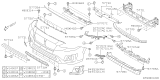 Diagram for 2020 Subaru Crosstrek Bumper - 57704FL010