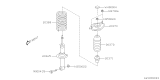 Diagram for Subaru Shock And Strut Mount - 20370FL000