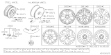 Diagram for Subaru Crosstrek Spare Wheel - 28111FL060