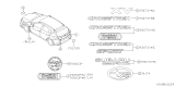 Diagram for Subaru Crosstrek Emblem - 93013VA090