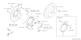 Diagram for Subaru Impreza Brake Dust Shields - 26704FJ002