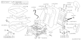 Diagram for Subaru Crosstrek Seat Cushion - 64120FL010