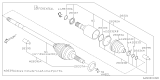 Diagram for Subaru Crosstrek Axle Shaft - 28321FL030