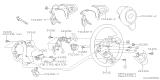 Diagram for Subaru Crosstrek Steering Wheel - 34312FL001VH